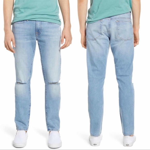 FrameMen’s L’Homme Distressed Skinny Fit Jeans